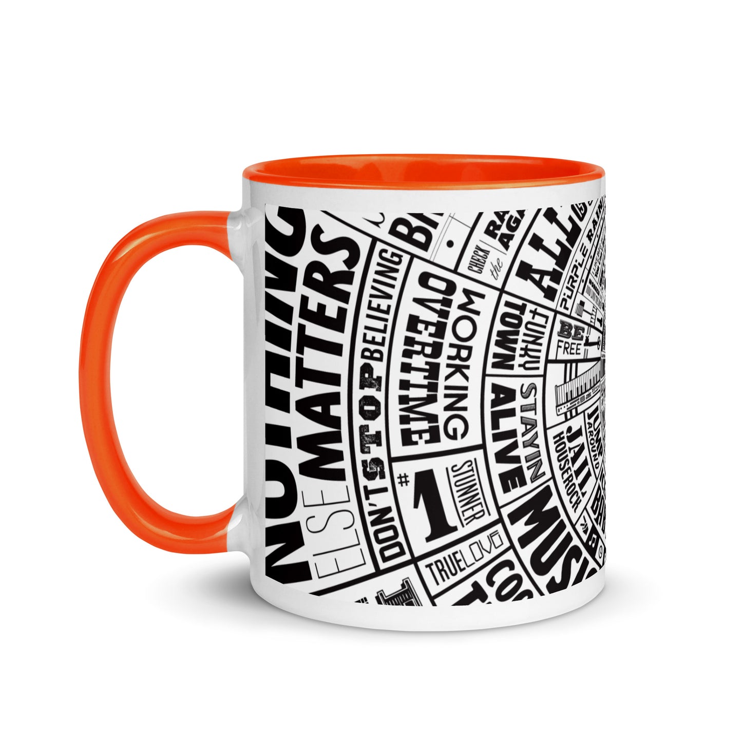 Musical Type Wheel Coffee Mug