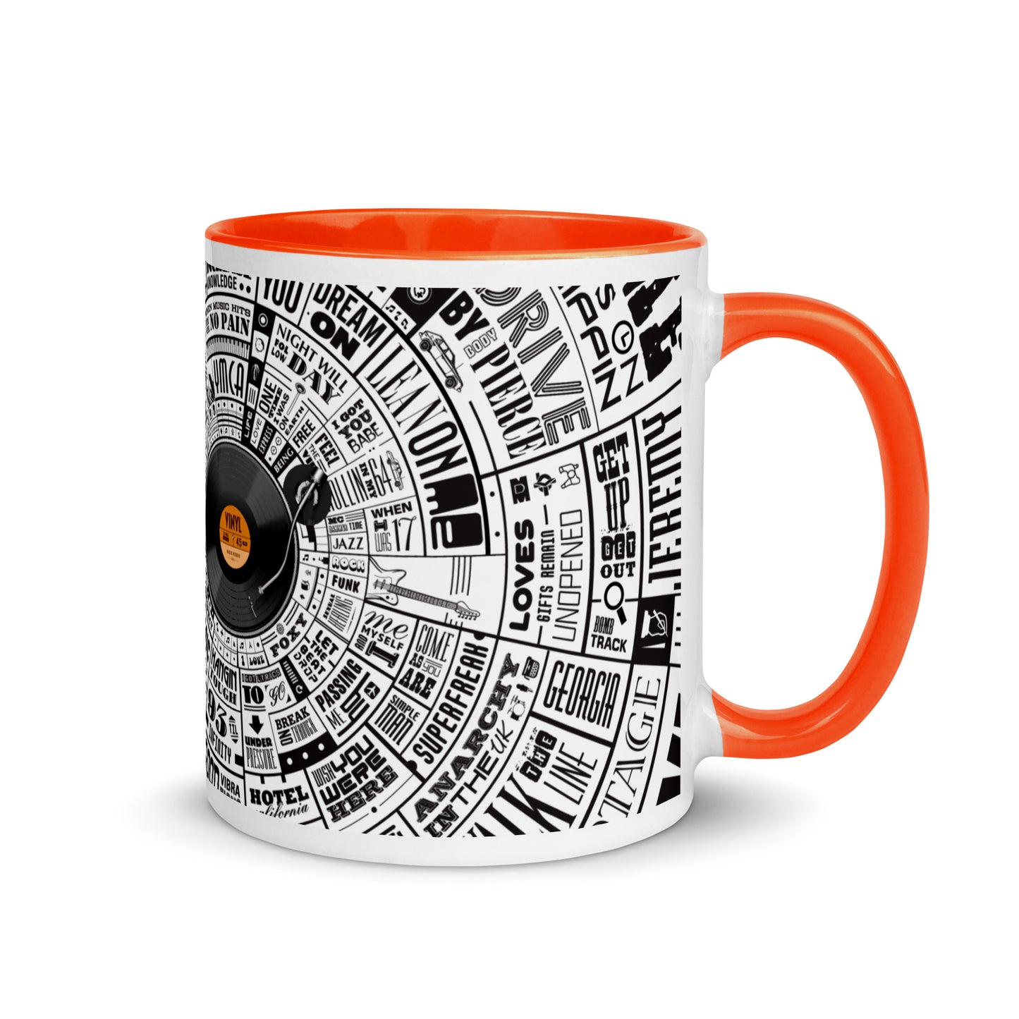 Musical Type Wheel Coffee Mug