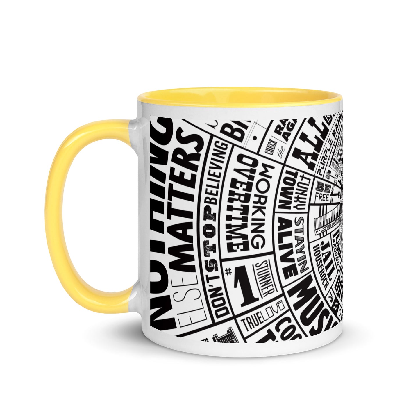 Musical Type Wheel Coffee Mug