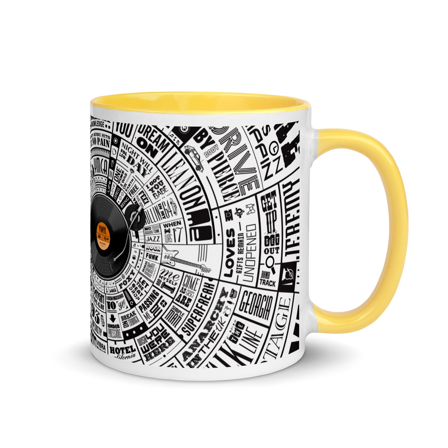 Musical Type Wheel Coffee Mug