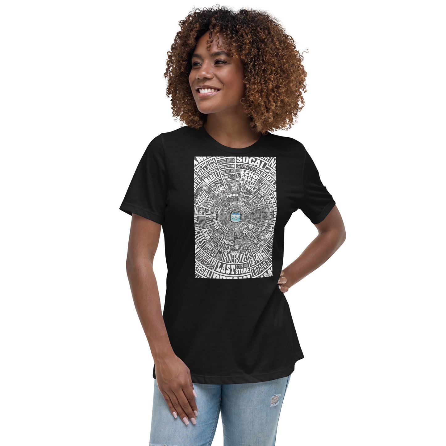Los Angeles Type Wheel - Black Bkg
