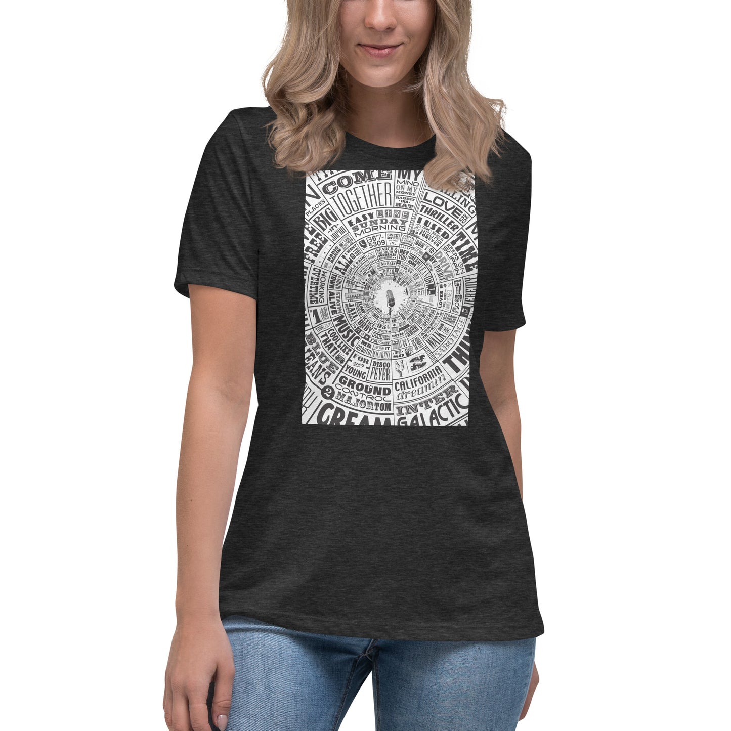 Women's Musical Type Wheel - T-shirt