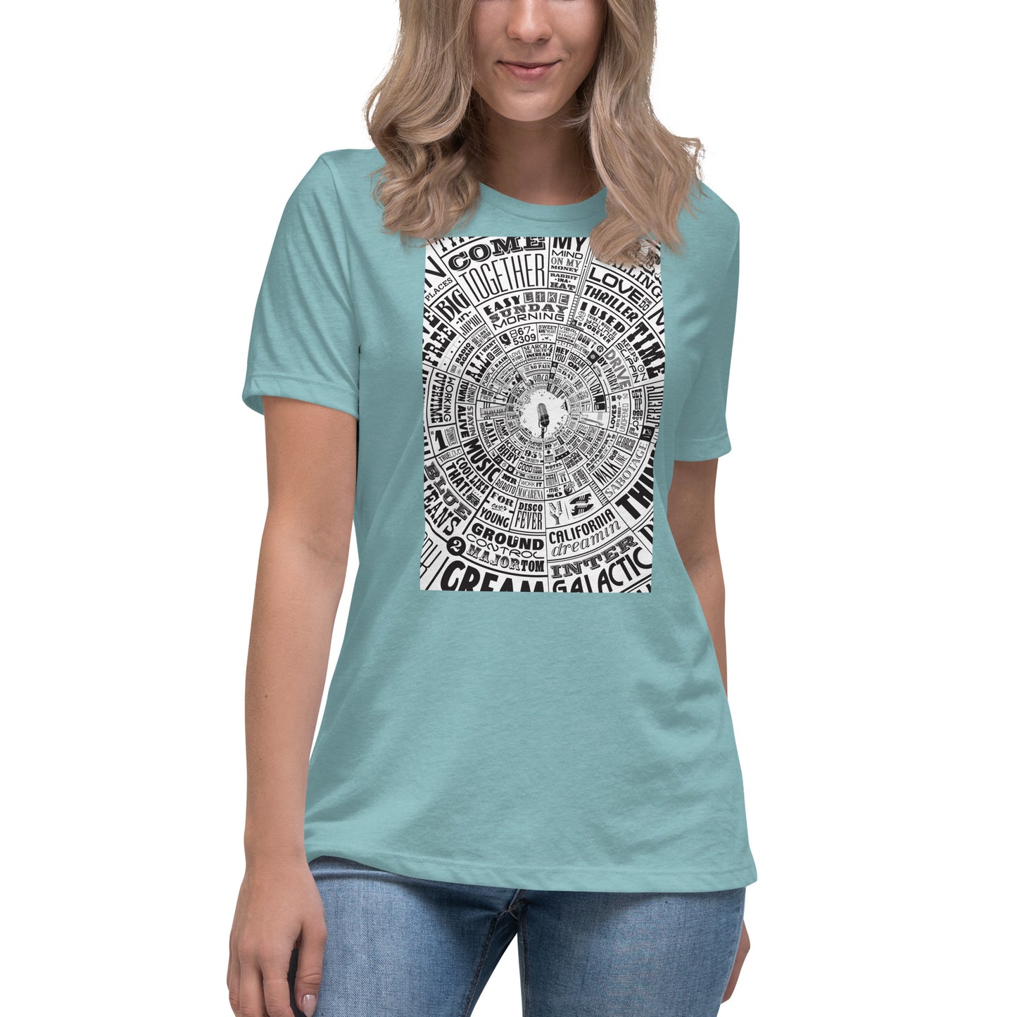 Women's Musical Type Wheel - T-shirt