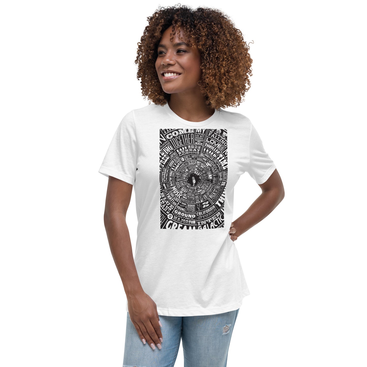 Women's Musical Type Wheel - T-shirt