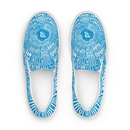 Women’s Los Angeles Type Wheel – slip on shoes – Blue